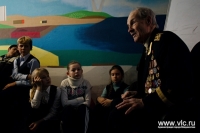 Ветераны Великой Отечественной войны рассказывают школьникам о патриотизме