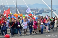 ​На первомайскую демонстрацию вышли более 20 тысяч жителей Владивостока