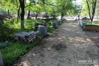 ​Реконструкция парка Победы проходит во Владивостоке