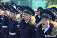​Игорь Пушкарёв поздравил учащихся Владивостокского президентского кадетского училища с посвящением в кадеты