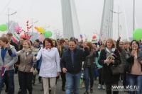 ​На первомайскую демонстрацию вышли более 27 тысяч жителей Владивостока