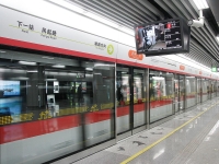 В метро Ханьчжоу запустили поезда с травой, деревьями и цветами