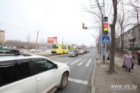 Новые светофоры заработали на улицах Борисенко и Фадеева