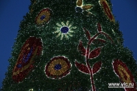Городецкие розаны украсили главную ёлку Владивостока