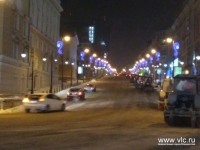 Основные дороги во Владивостоке очистили от снега  и обработали реагентами