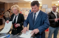 Андрей Тарасенко принял участие в выборах Президента РФ