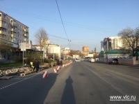Дорожный ремонт начался на улице Светланской