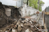 Новую подпорную стену поставили на улице Борисенко