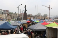 В центре Владивостока работает   общегородская ярмарка